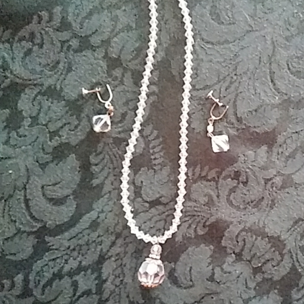 Neckless Earring Set Clip On